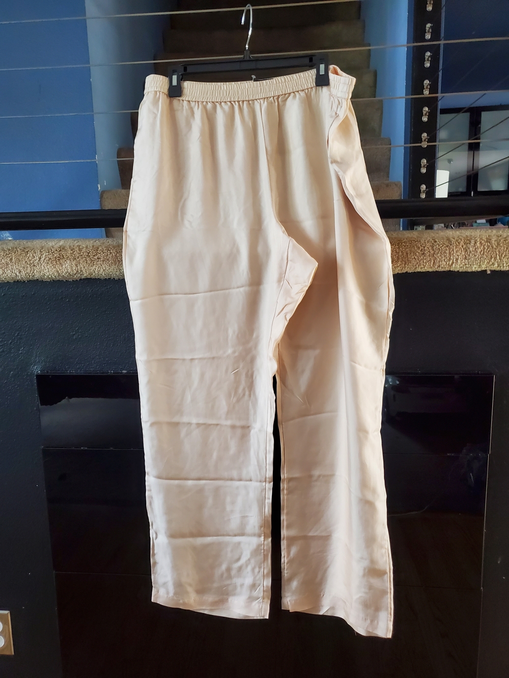 J. Crew Cream Elastic-Waist Lounge Pajama Pants